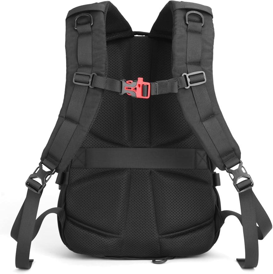 25L Tactical Military Backpack Laptops Rucksack MOLLE Daypack Assault Pack Bag for men Travel Camping Daypack (Black)