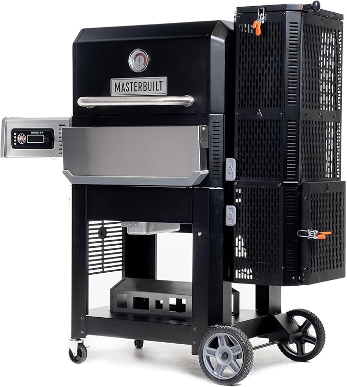 Masterbuilt® Gravity Series® 800 Smoker Grill - Charcoal Grill plus Griddle Insert Digital Control App Connectivity 800 Cooking Square Inches in Black Model MB20040221