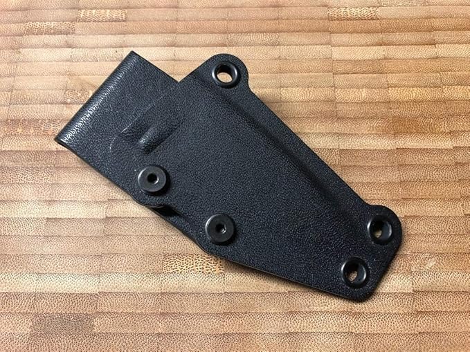 WhiteRiver Model 1 Caper Black Burlap Micarta Handle WRM1-BBL