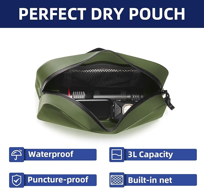 THURSO SURF Waterproof Fanny Pack Dry Bag Floating Pouch Bag Adjustable Waist Strap Keep Your Phone and Valuables Safe/Dry SUP Accessories for Kayaking Paddle Board Snorkeling Boating