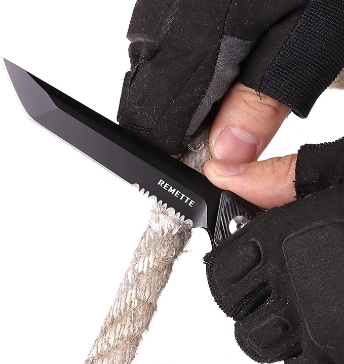 REMETTE Pocket Knife GD22K Flipper Open D2 Steel Tanto Folding knife with Durable G10 HandleMen Women Everyday Carry EDC KnifeSharp Camping Hiking Daily Work Knives