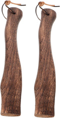 BESPORTBLE 2pcs Ergonomic Wooden Axe Handle Non-Slip Replacement Grip for Camp Hatchet Fire Axe Handle for Easy Chopping and Splitting