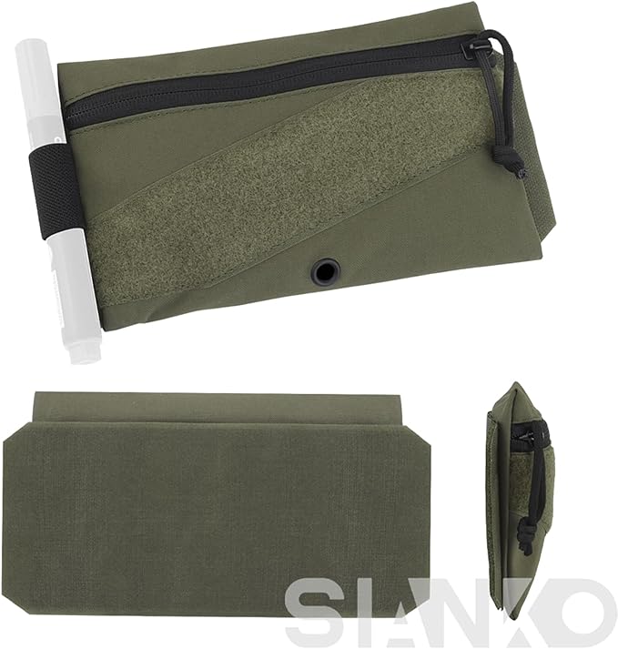 Tactical Vest Extension Small BagEDC Tool Admin Medical Emergency Storage Pouchfor Military Outdoor Airsoft Paintball Hunting