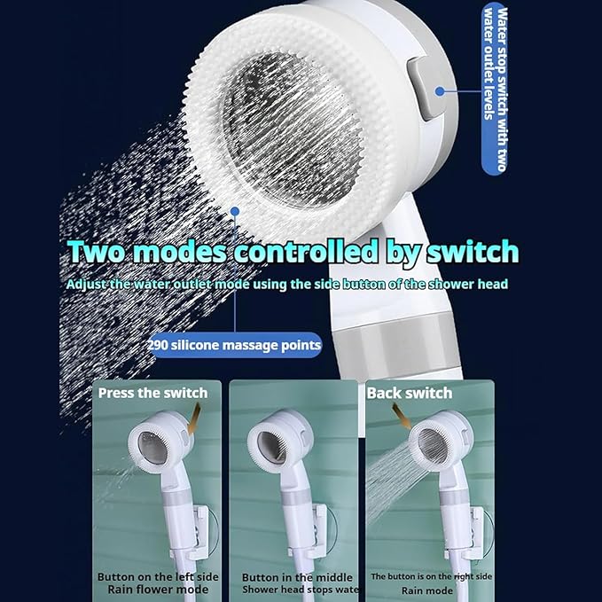 Portable Shower for Camping – Rechargeable Outdoor Shower Pump with Hose Digital Display for Travel Hiking Car &amp Pet Cleaning