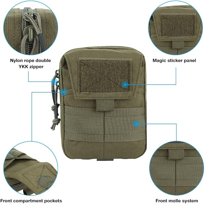 EXCELLENT ELITE SPANKER Molle Admin Pouch Military Utility Tool Pouch EDC Molle Pouchs Gadget Waist Bags