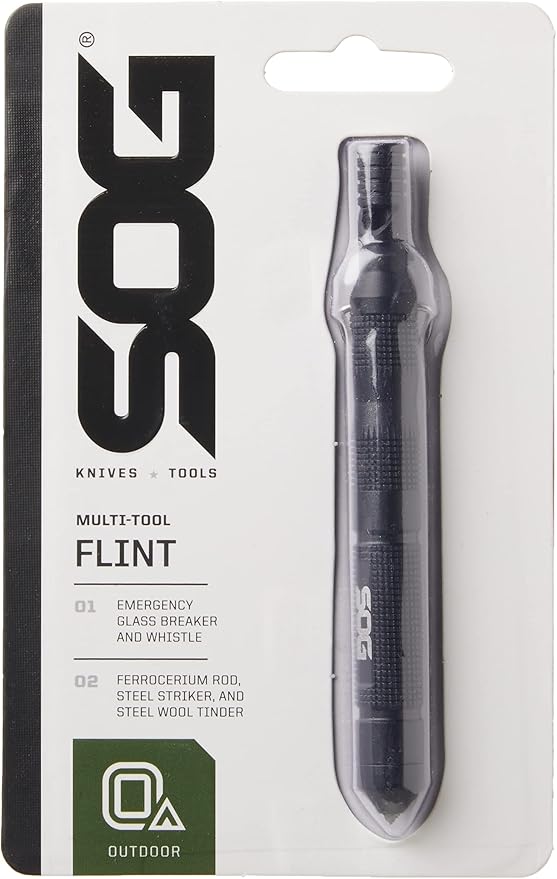 SOG PowerLock Multi-Tool (B61N-CP) and SOG Flint Survival &amp Defense Tool (FT1001)