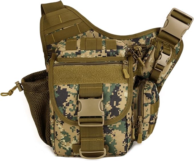 Tactical Messenger Camera Bag Military Shoulder Backpack for Hiking Fishing