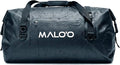 Malo’o Waterproof Dry Duffel Heavy-Duty Roll Top Waterproof Gear Bag with Shoulder Strap &amp Molle Loops Marine Duffel for Kayaking Boating Camping Beach &amp Travel Black 40L