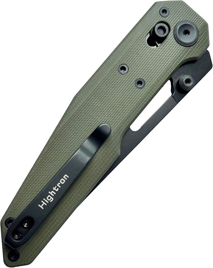 HOT KNIVES HK01 3.6 Sandvik 14C28N Steel Blade OD Green G10 Handle Portable Tool for Camping Hiking and Outdoor Use