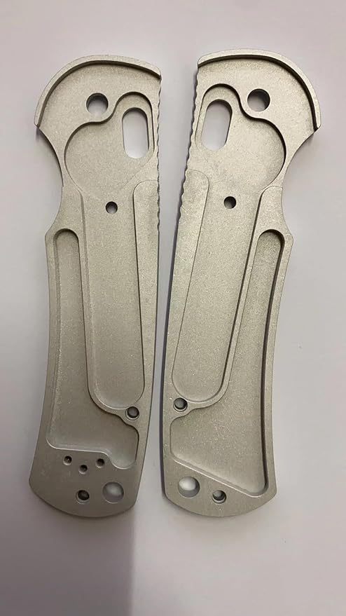 AYULL 1 Pair Aluminum Scales Handle Fits for Griptilian 550 551 Custom Black Handle Patch DIY Replacement