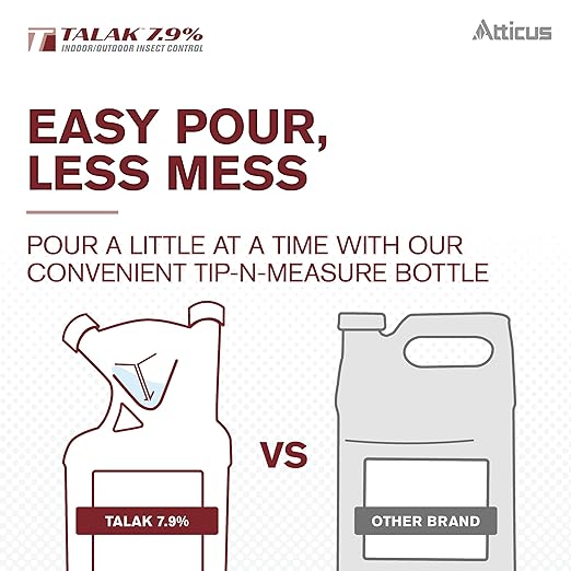 Atticus Talak 7.9% Indoor Outdoor Insect Control (32 Ounce) with Savitri Ant Gel Bait (4 x 30 Grams)