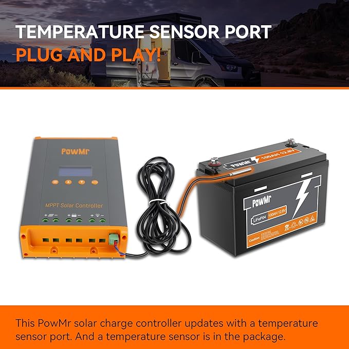 MPPT Solar Charge Controller 60AMP for 12V/24V/36V/48V Auto MAX 160V 2800W Input 150V w/LCD Display for Lead-Acid Lithium Battery -- Parallel Version