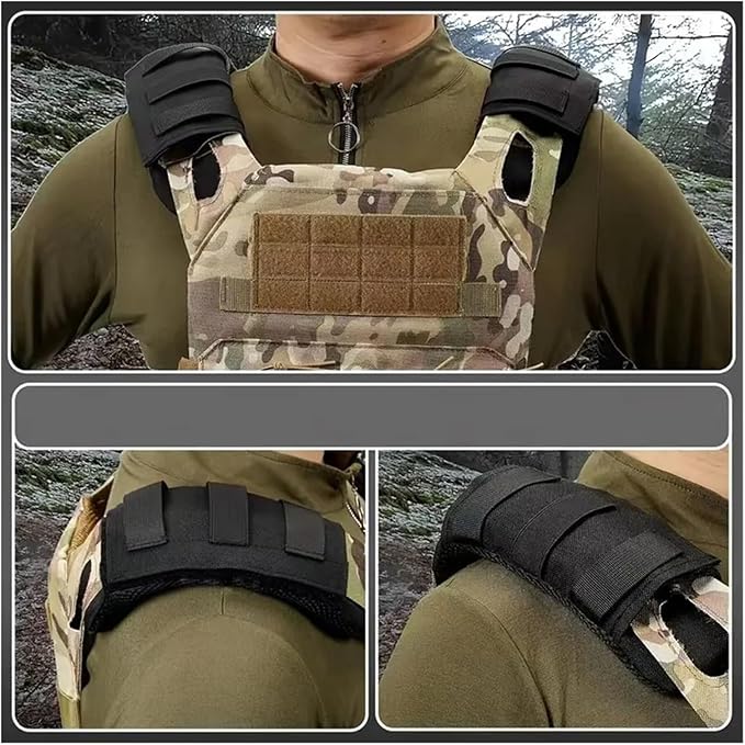 Backpack Strap Pads 3 Pcs Breathable Mesh Shoulder Pad Tactical Protect for Hiking Backpack