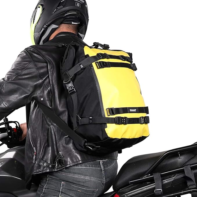 Rhinowalk Motor Pannier Bag 10/20/30L Multifunctional Waterproof Rear Rack Trunk Motorcycle Seat Bag