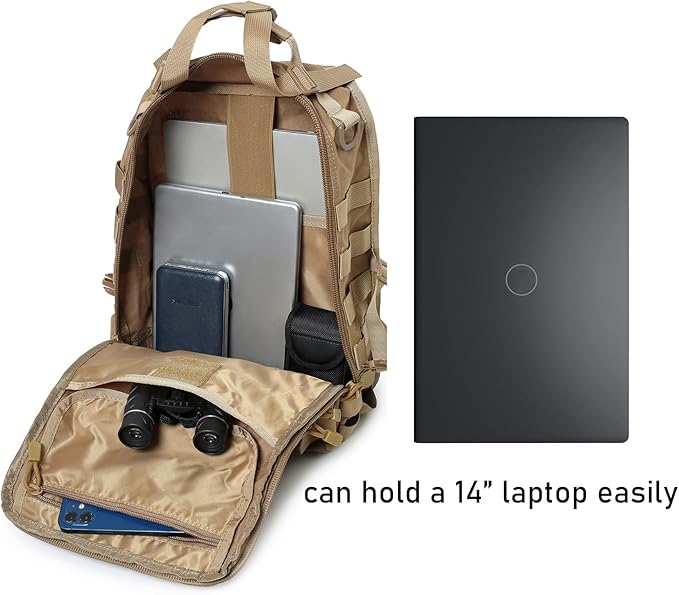 Tactical Sling Backpack and Tool Bag with Combination Lock