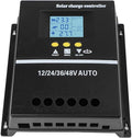 200A MPPT Solar Charge Controller 12V / 24V / 36V / 48V with LCD Display Battery Regulator and Dual USB Ports for Solar