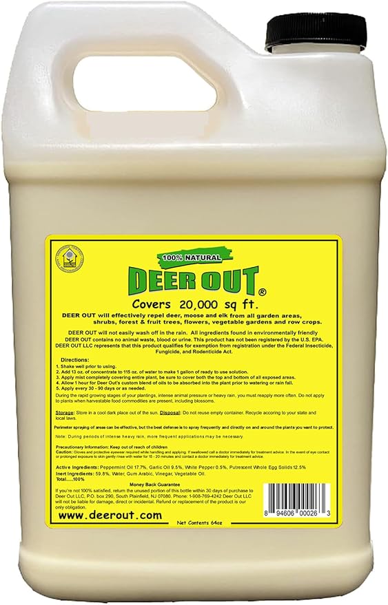 Deer Out Half-Gallon Concentrate Deer Repellent (64oz)