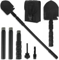 iunio Camping ShovelShovel Folding Portable Multitool Foldable Entrenching Tool Collapsible Spade for Backpacking Trenching Hiking Survival Car Emergency