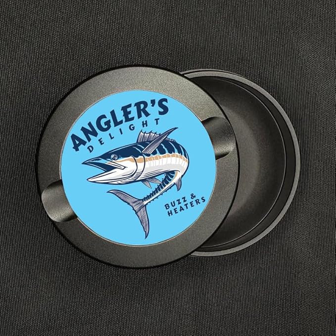 Buzz &amp Heaters Metal Container and Holder for Zyn - Fishing Containers for Anglers
