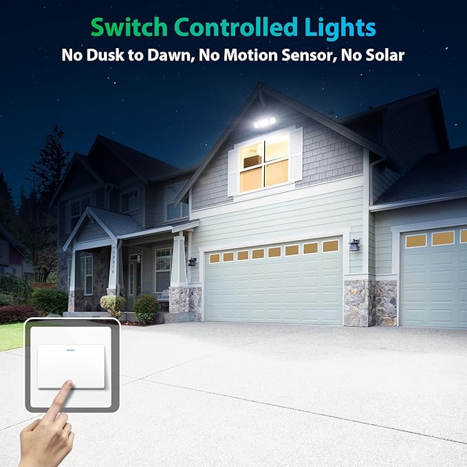 iMaihom 140W Flood Lights Outdoor 14000LM Ultra Bright LED Flood Light Outdoor 3 Adjustable Heads Security Lights IP65 Waterproof Outside Flood Light 6500K Floodlight for Yard Garage Court (Brown)