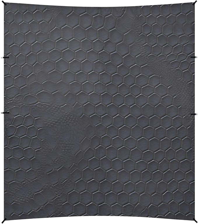 Snake Skin Print Style Darkgray Beach Cabana UPF50 Lightweight Shade Sun Shelter with Sand Shovel for Family Trips Picnics &amp Camping
