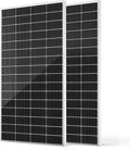 HQST N-Type 16BB 200 Watt Solar Panel Compact &amp Lightweight Solar Panels with 30 Years Lifespan up to 25.4% Efficiency Grade A+ Cell IP65 for RV Van Trailer Marine Rooftop Farm Off Grid-