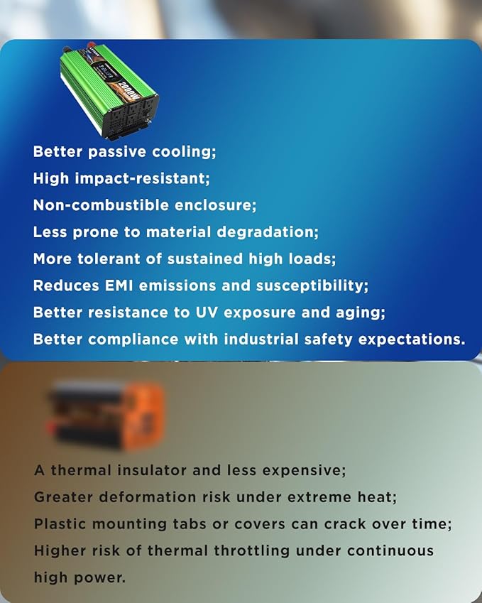 2000 Watt Pure Sine Wave Inverter DC 12V to 120V AC Power Inverter for Vehicle RV Truck Off-Grid Car Power Inverter with 4 AC Outlet 5V/3.1A USB Remote Control Surge 4000W
