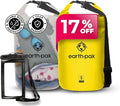 Earth Pak Waterproof Dry Bag - Roll Top Waterproof Clear 5L &amp Yellow 5L Dry Bag