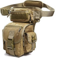 ANTARCTICA Waterproof Military Tactical Drop Leg Pouch Bag Type B Cross Over Leg Rig Outdoor Bike Cycling Hiking Thigh Bag