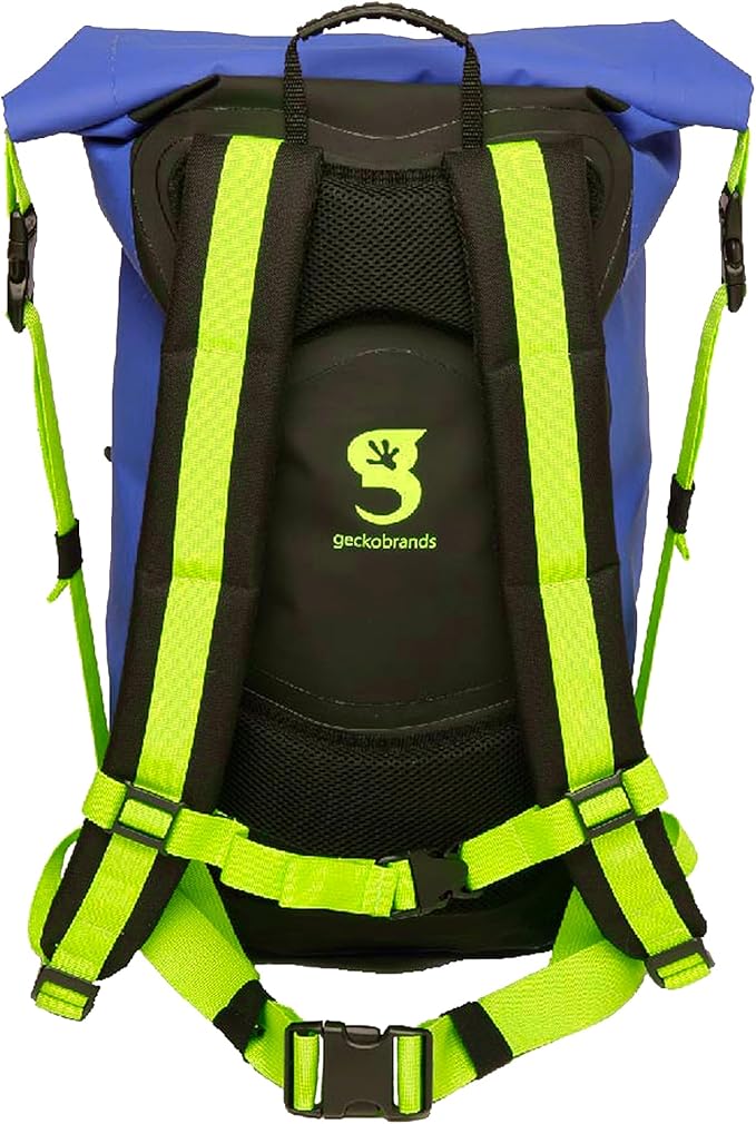 geckobrands Paddler 30L Waterproof Backpack – Durable PVC Tarpaulin Bag for Extreme Conditions