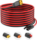 12AWG Solar Connector to XT60 Adapter Extension Cable Solar Panel to Potable Solar Power Generator/RV Foldable Solar Panel/Portable Power Station(60FT)