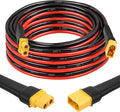 MOOKEERF XT60 Extension Cable 10AWG 15FT XT60 to XT60 Cable with Male to Female Connector for Portable Power Station Solar Panel RC Battery