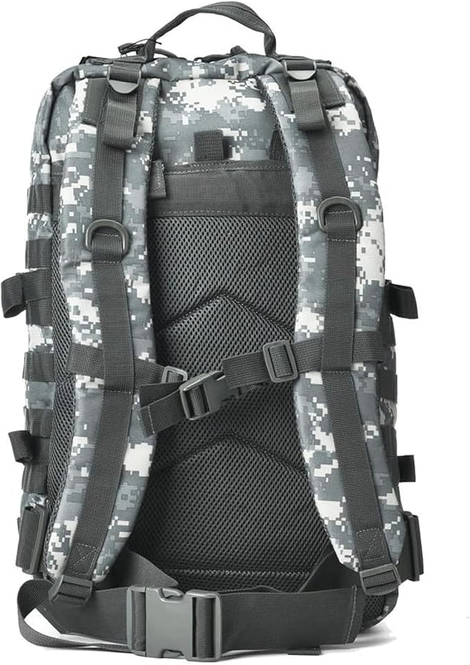 Military Tactical Backpack Large Army 3 Day Assault Pack Molle Bag Backpacks (ACU Camo) (Acu Camo)