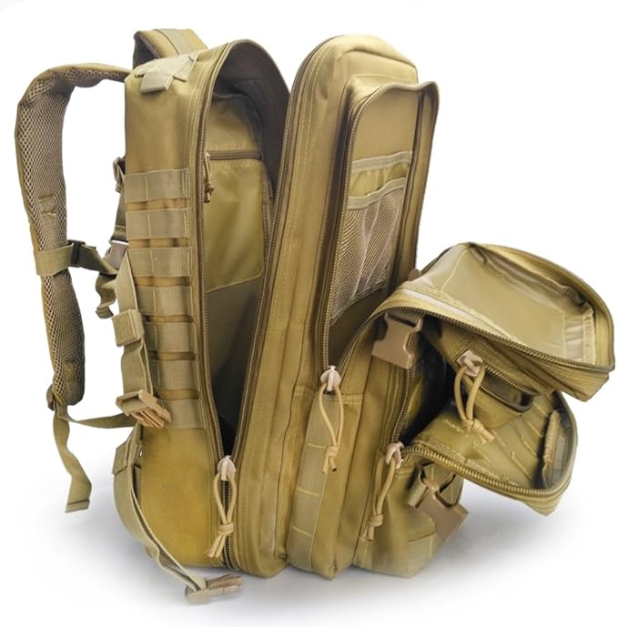 Tactical Backpack Waterproof Army Molle Assault Pack Bug Out Survival Bag Backpack