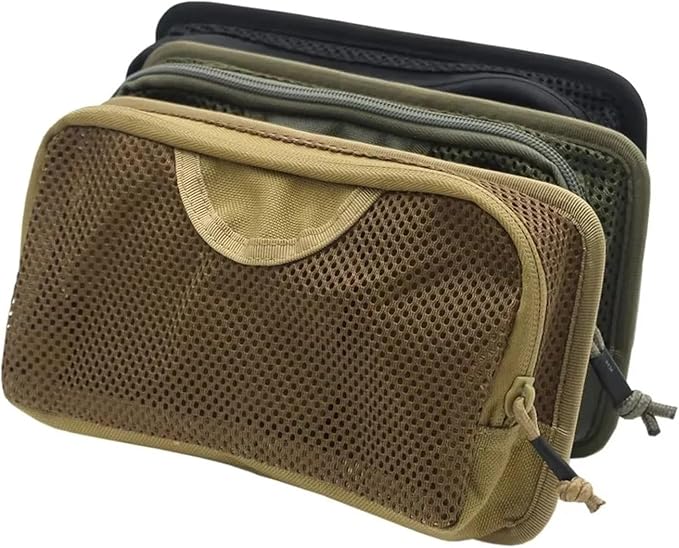 Tactical Tool Organizer Bag Internal Mesh Pocket Modular Insert Pouch Hook Fastener Admin Pack for Hunting Vest Every Day Carry Backpack