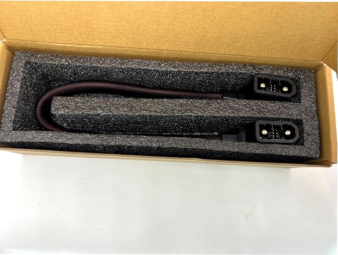 Extra Battery Connection Cable for Ecoflow Compatible with Delta 2 2 Max Max 3 3 Plus 3 1500Wave 2 Wave 3 Braided Power Cable (Not Compatible with Pro 3) Length 20Inch