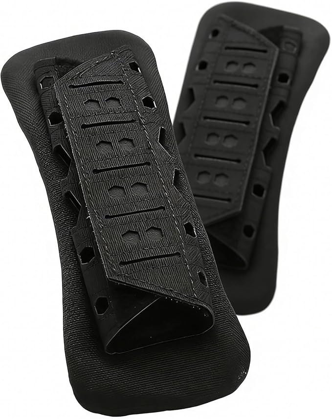 2 Pack Tactical Shoulder Pads - Breathable Mesh Cushion for Vest Backpack Duffle Bag &amp Chest Rig Non-Slip Comfort