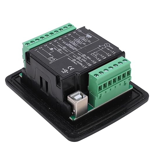 DC30D Generator Controller Automatic Start Stop Genset Control Panel LCD Display for Home Standby Generators Weatherproof