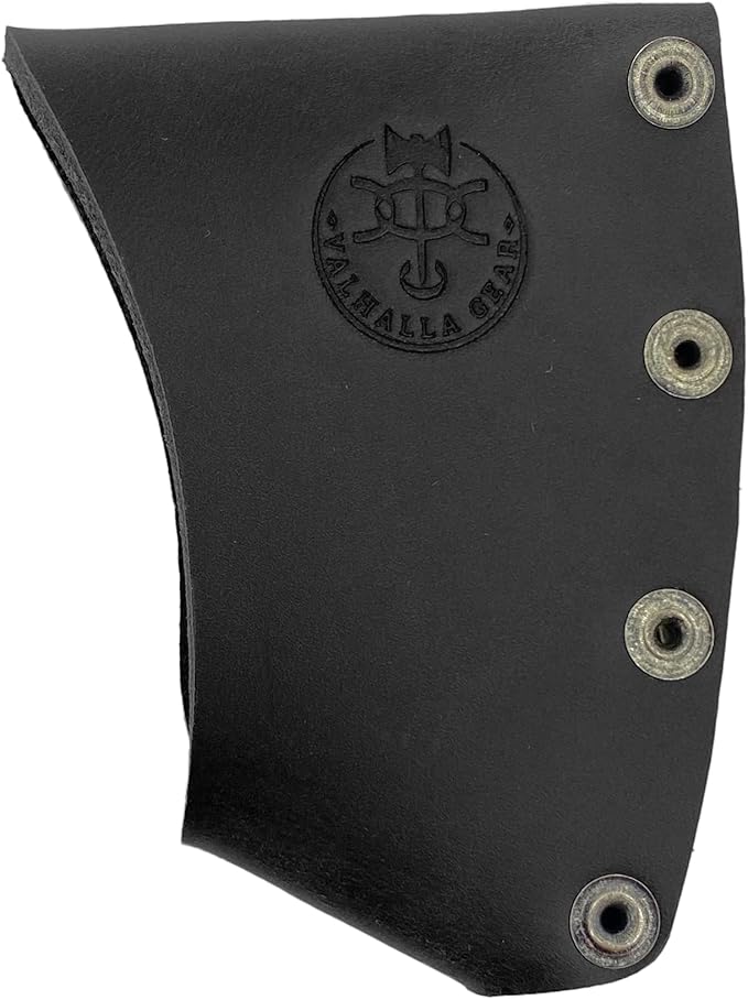 Hatchet Blade Cover Handmade from Full Grain Leather - Protector Case Cover Small Axe Blade Safety Sleeve Camping Accessory Lumberjack Outdoor Essentials