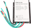 Wind Turbine Generator Charge Controller Regulator Model FW12 24 - Integrated Rectifier and Brake Circuit IP67 Automatic Battery Charging Management for Wind Turbines