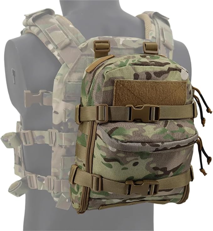 Tactical Mini Hydration Bag Water Backpack Assault Pack Outdoor Bladder Carrier Molle Pouch for Hunting Airsoft Vest