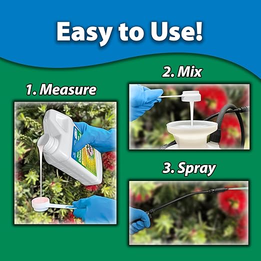 Monterey Complete Disease Control Bundled with Measuring Spoon - Fungicide &amp Bactericide for Control of Garden &amp Lawn Diseases - 1 Pint