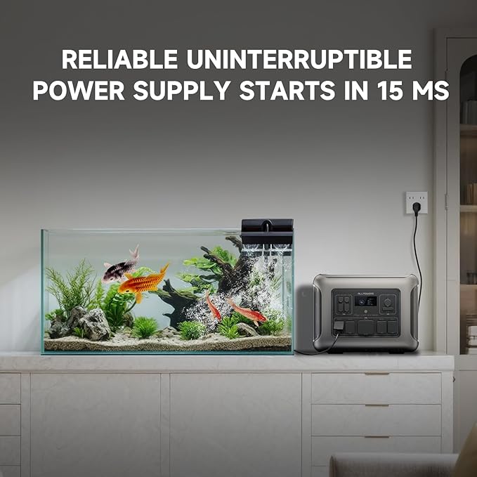 ALLPOWERS R2500 V2 Portable Power Station 2500W (Peak 5000W) Solar Generator 1920Wh LiFePO4 Battery Ultra-Fast 0-80% Charging in 1 Hour for Home Backup Power Outages Outdoor Camping and RVs