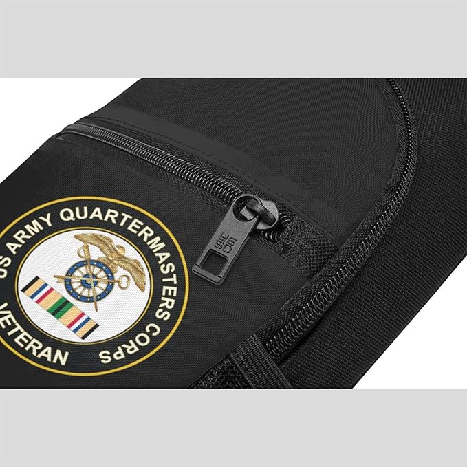 US Army Quartermaster Corps Gulf War Veteran Chest Pack Leisure Shoulder Crossbody Chest Bag