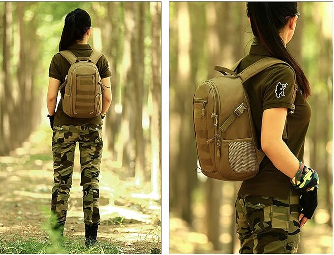 CREATOR Military Tactical Backpack for Men Mini Daypack Small Tactical Assault Bag for Hunting Camping Trekking