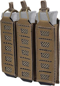 SINAIRSOFT Tactical Triple MP5 Mag Pouch Quick Pull Pistol Magazine Bag for Outdoor Vest Molle/Platform MP5 Pouch Holster