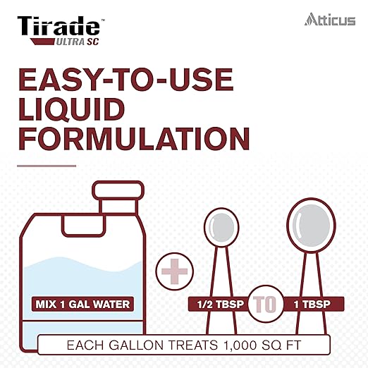 Atticus Tirade Ultra SC Insecticide (240 mL) - Compare to The Leading Brand - Beta-Cyfluthrin Pest Control for Indoor and Outdoor Use