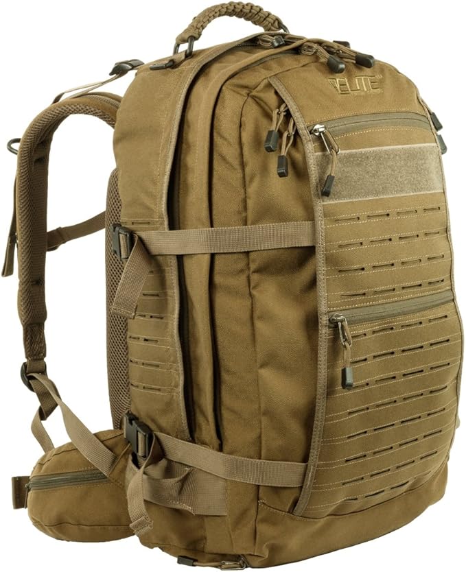 Elite Survival Systems - Mission Pack 3-Day Backpack (Coyote Tan with 3L Hydration Reservior)