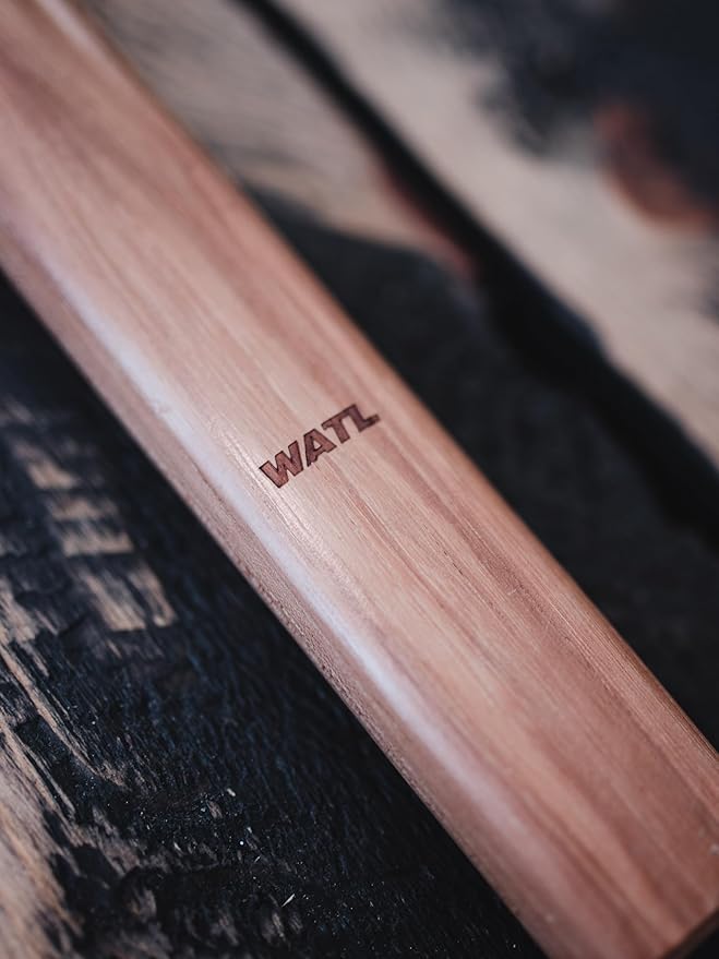 WATL Berserker: World Axe Throwing League Premium Competition Throwing Axe with Nylon Sheath and Nordic Engraved Hickory Wooden Handle