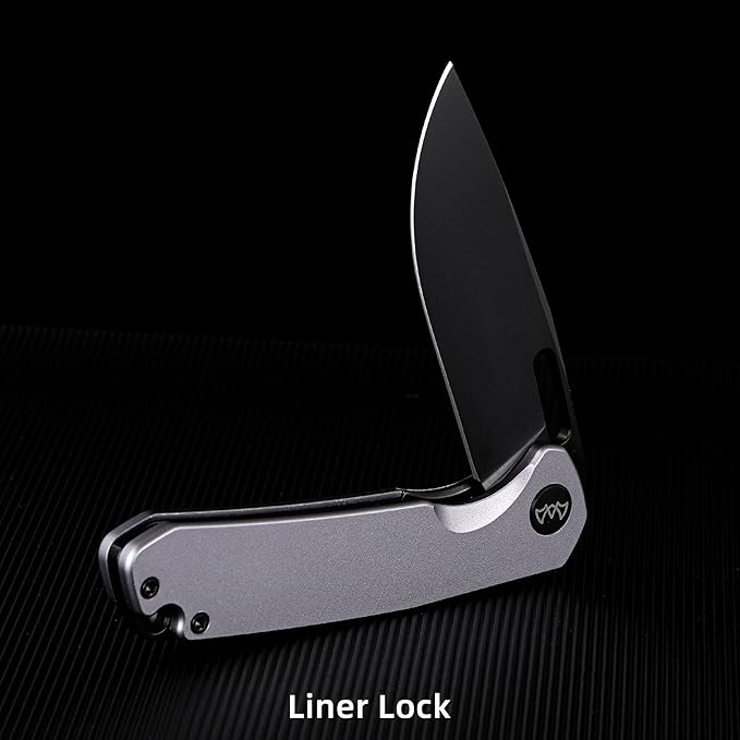 Folding Knife 3.3 Pocket Knife Premium 14C28N Blade Aluminum Handle Design with Pocket Clip for Men Women EDC Knife for Camping Hunting Hiking and Survival